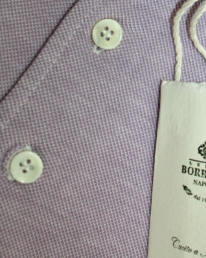 Luigi Borrelli Polo Shirt Lavender