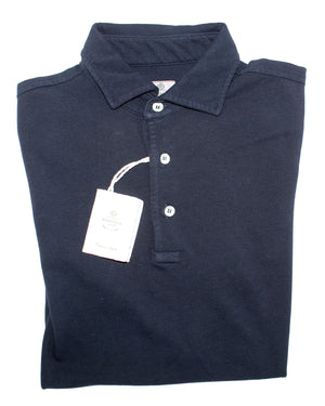 Luigi Borrelli Polo Shirt Navy