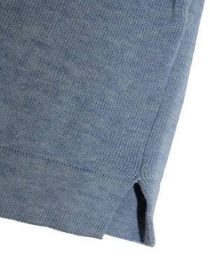 Borrelli T-Shirt Blue Mesh Design