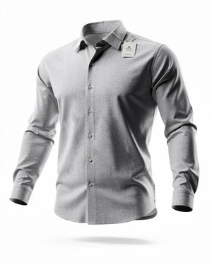 Luigi Borrelli Full Button Polo Shirt Gray EU 54 / US 44