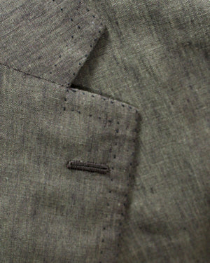 Cesare Attolini Suit Brown Linen EU 52 - US 42 SALE
