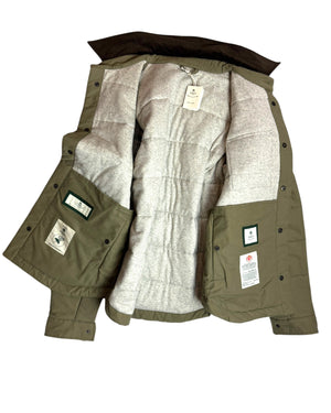 Luigi Borrelli Padded Coat Light Green EU 50 / US 40