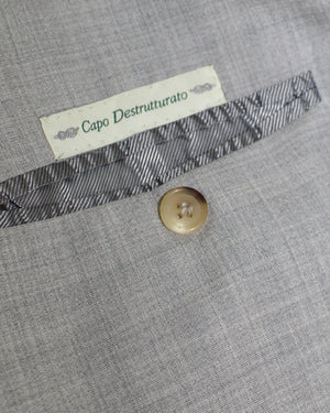 Luigi Borrelli Suit Gray Capo Destrutturato