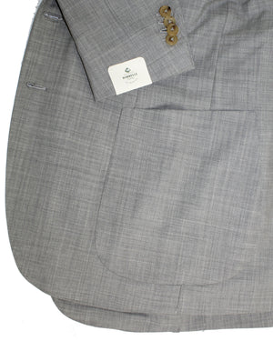 Luigi Borrelli Suit Gray EU 52/ US 42 Wool Silk