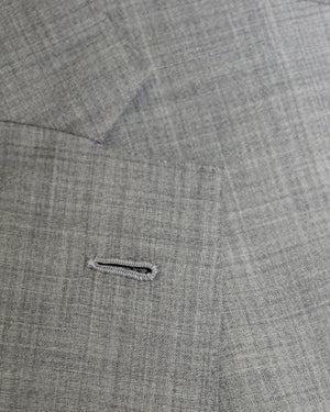 Luigi Borrelli Suit Gray EU 52/ US 42 Wool Silk