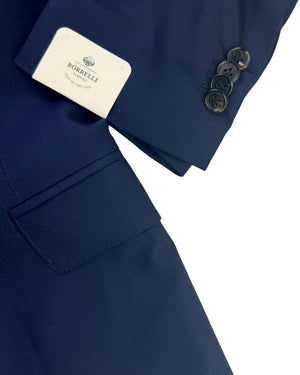 Luigi Borrelli Suit Navy New