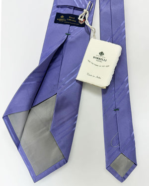 Luigi Borrelli Sevenfold Tie Lilac ROYAL COLLECTION
