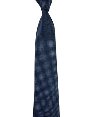 Canali Tie Dark Blue Micro Pattern