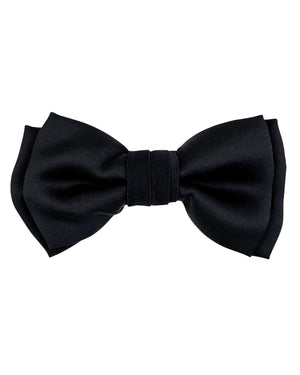 Salvatore Ferragamo Silk Bow Tie Black - New Collection