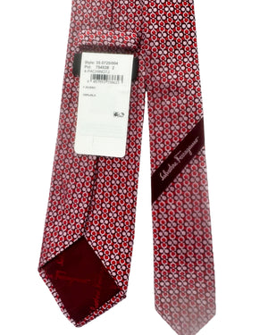 Salvatore Ferragamo Tie Red Gancini