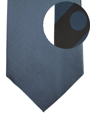 Gene Meyer Tie Metal Gray Olive Design