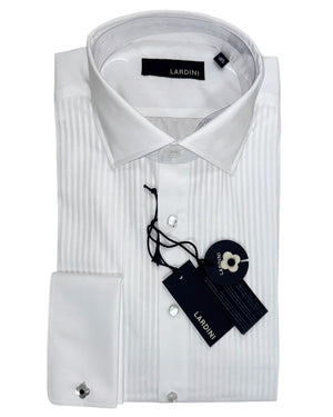 Lardini Tuxedo Shirt White