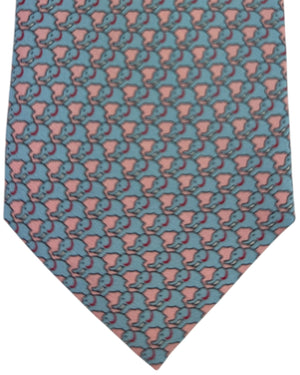 Thomas Pink Tie Blue Pink Elephant Novelty