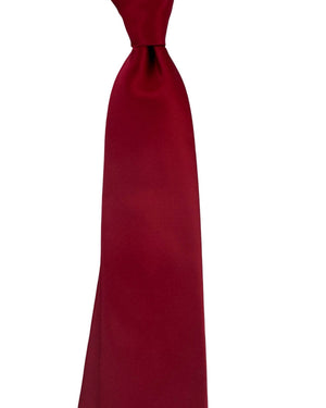 Stefano Ricci Silk Tie Solid Bordeaux
