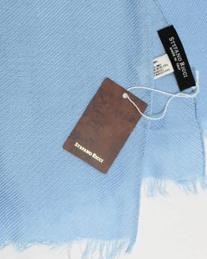 Stefano Ricci Scarf Light Blue Shawl