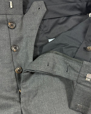 Thom Browne Suit Dark Gray New