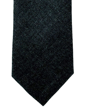 Thom Browne Skinny Tie Dark Gray - Wool SALE