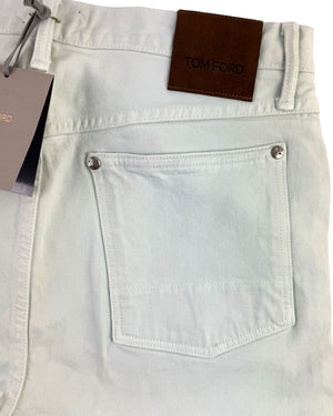 Tom Ford Pants Light Blue 5 Pocket 32 Tapered