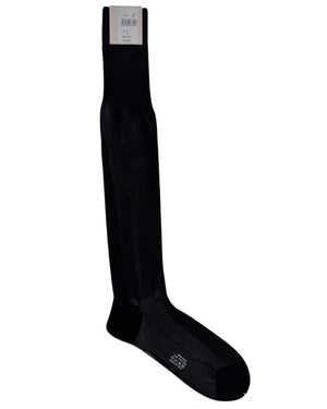 Tom Ford Silk Socks Black - Over The Calf