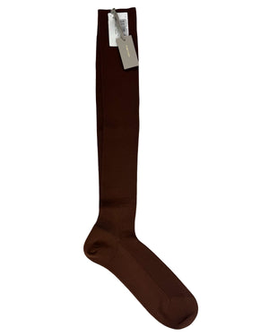 Tom Ford Wool Socks Brown Over-The-Calf - M FINAL SALE