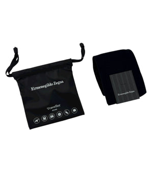 Ermenegildo Zegna Socks Dark Blue - Over The Calf Traveller Men Socks EU 46 / US 12