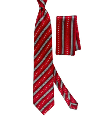 Zilli authentic Tie & Matching Pocket Square Set