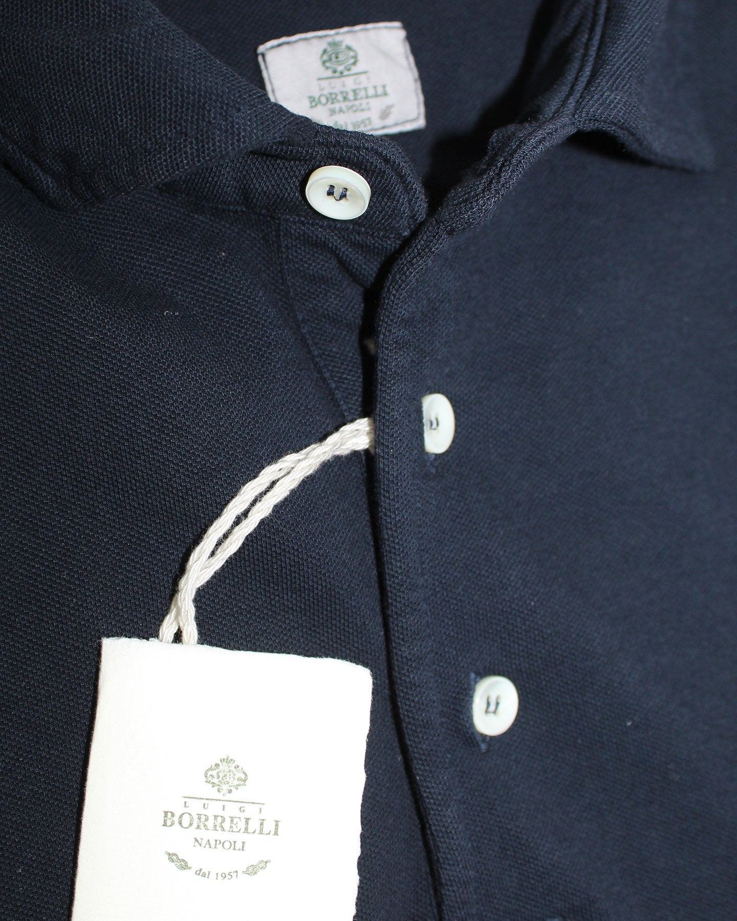 Luigi Borrelli Polo Shirt Dark Navy