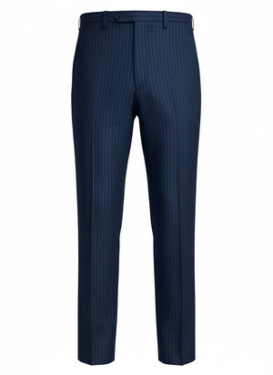 Cesare Attolini Suit Navy Stripes - Wool EU 50/ US 40