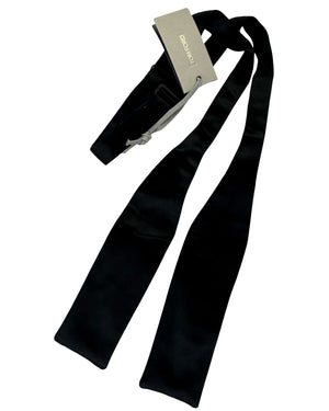 Tom Ford Bow Tie Solid Black Grosgrain - Slim Straight