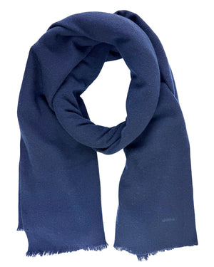 Agnona Scarf Cashmere Scarf Dark Blue - Luxury Shawl SALE