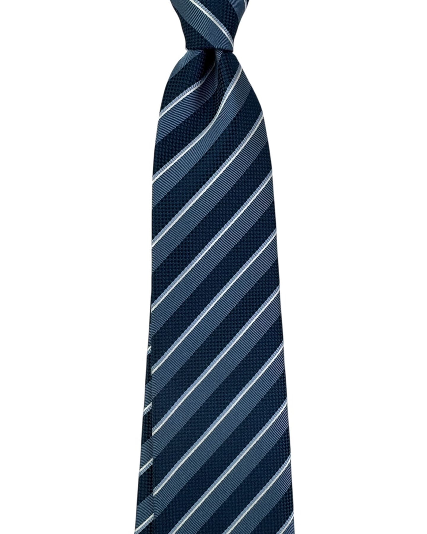 Armani Tie Midnight Blue Stripes