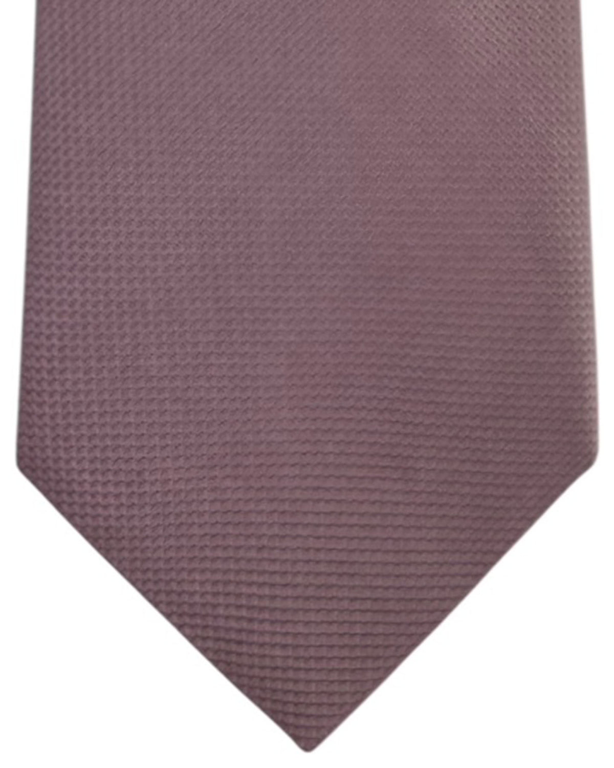 Armani Silk Tie Dust Pink Textured Solid