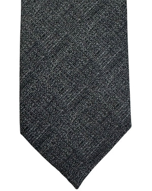 Armani Necktie Black Gray Pattern SALE