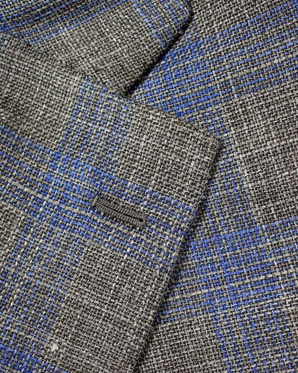 Cesare Attolini Sport Coat Brown Midnight Blue Plaid Blazer EU 50/ US 40 SALE
