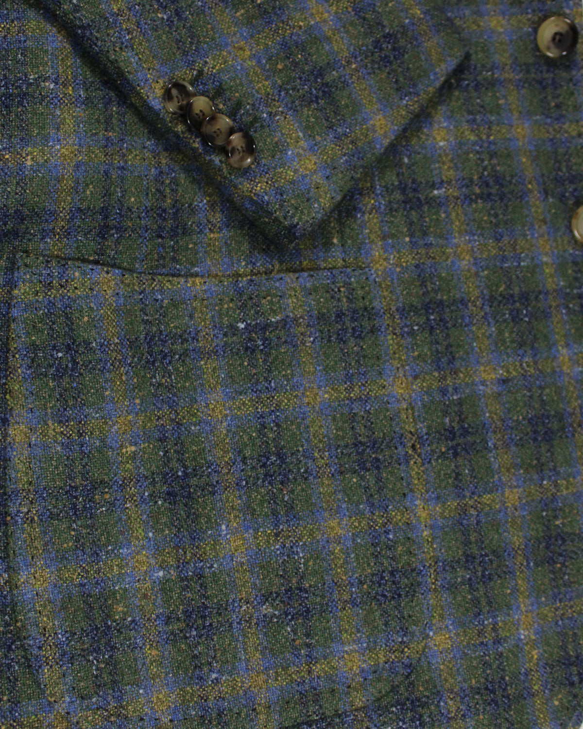 Cesare Attolini Sport Coat Green Plaid Cashmere Silk Blazer EU 48/ US 38 SALE