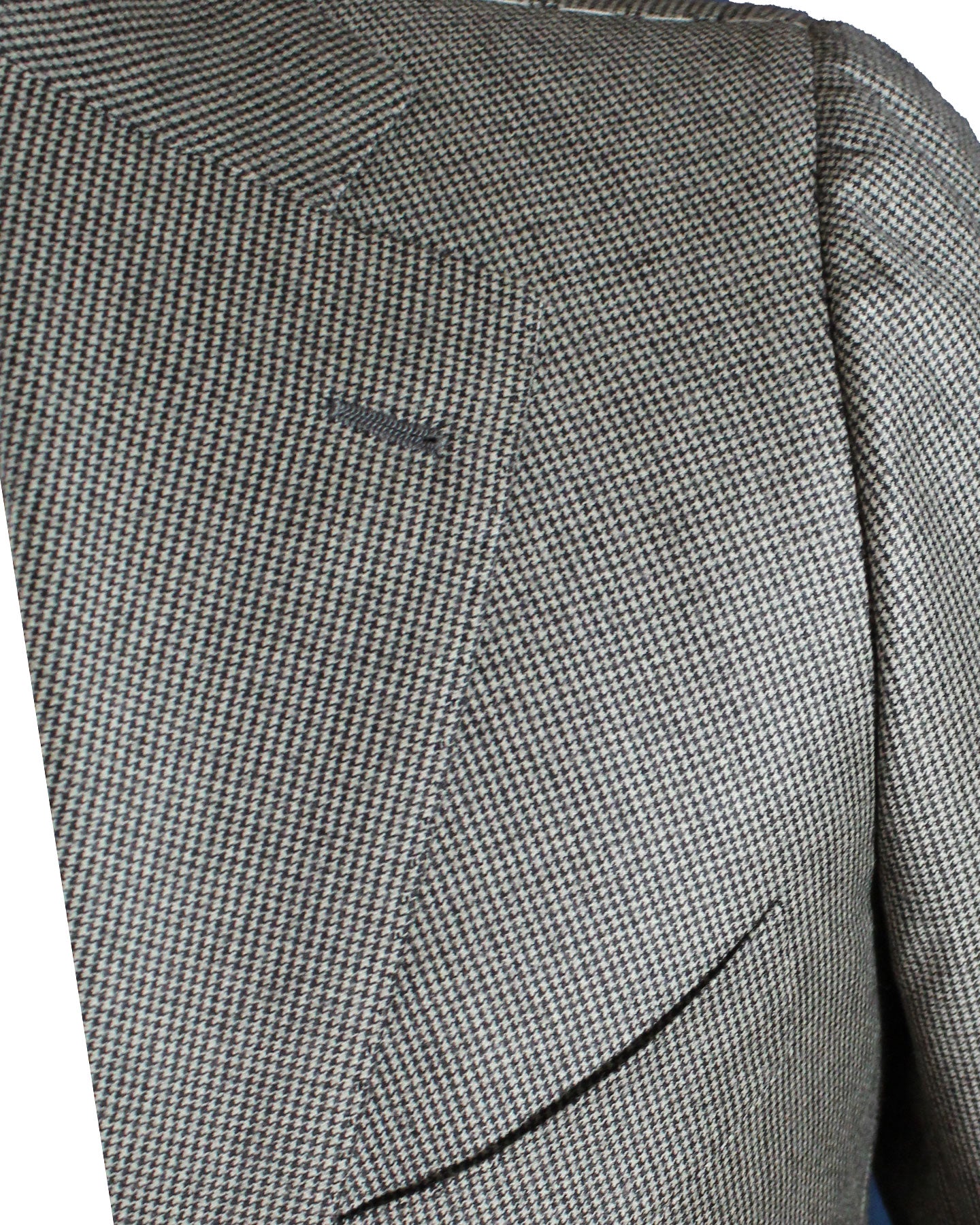 Cesare Attolini Suit Beige Brown Houndstooth Wool EU 54/ US 44 SALE