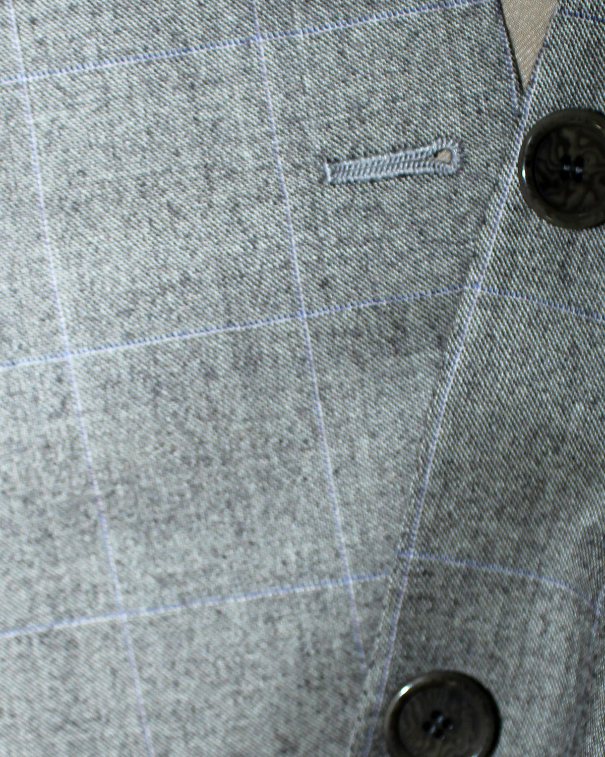 Cesare Attolini Wool Suit Gray Windowpane EU 50/ US 40