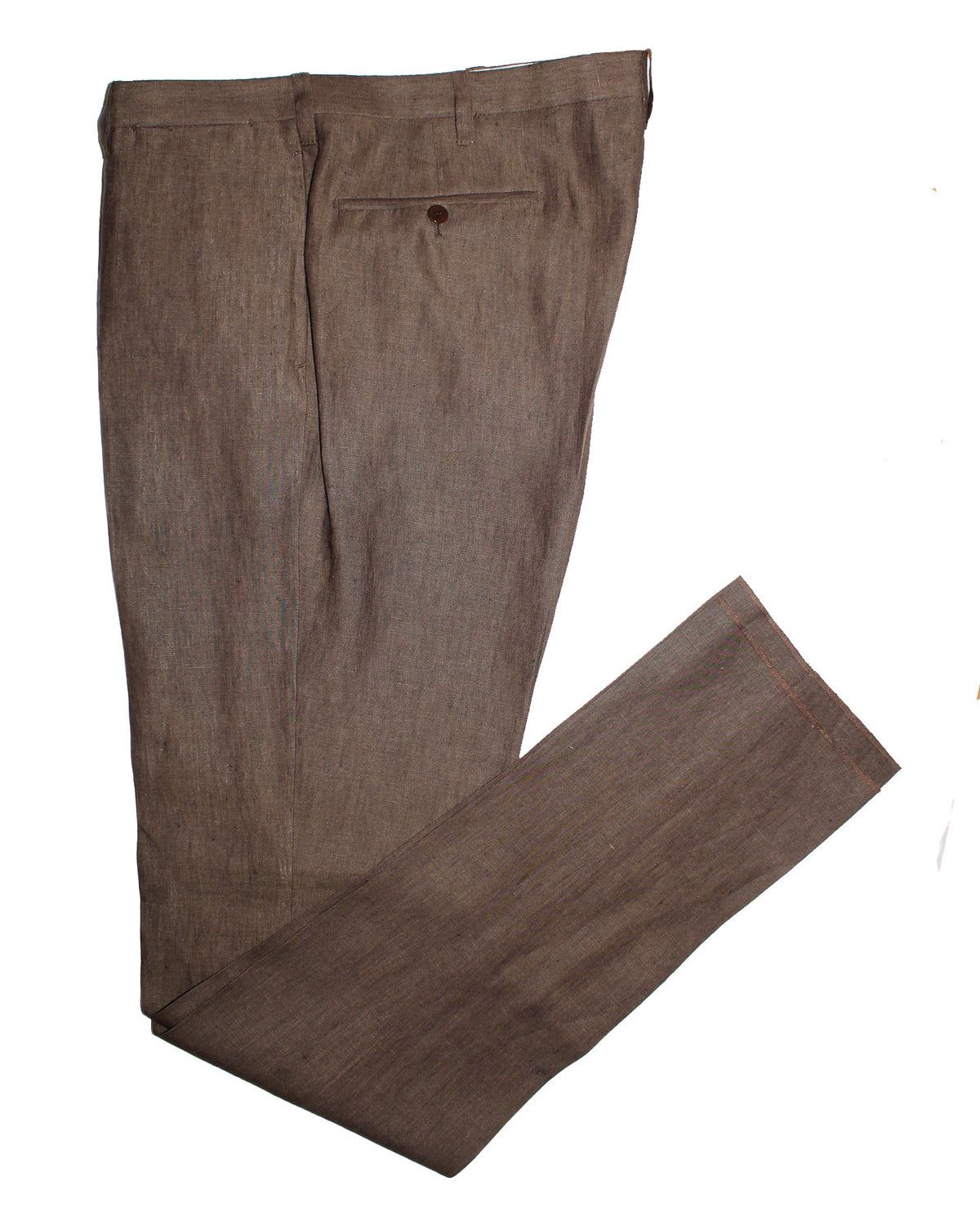 Cesare Attolini Suit Brown - Linen  Pants