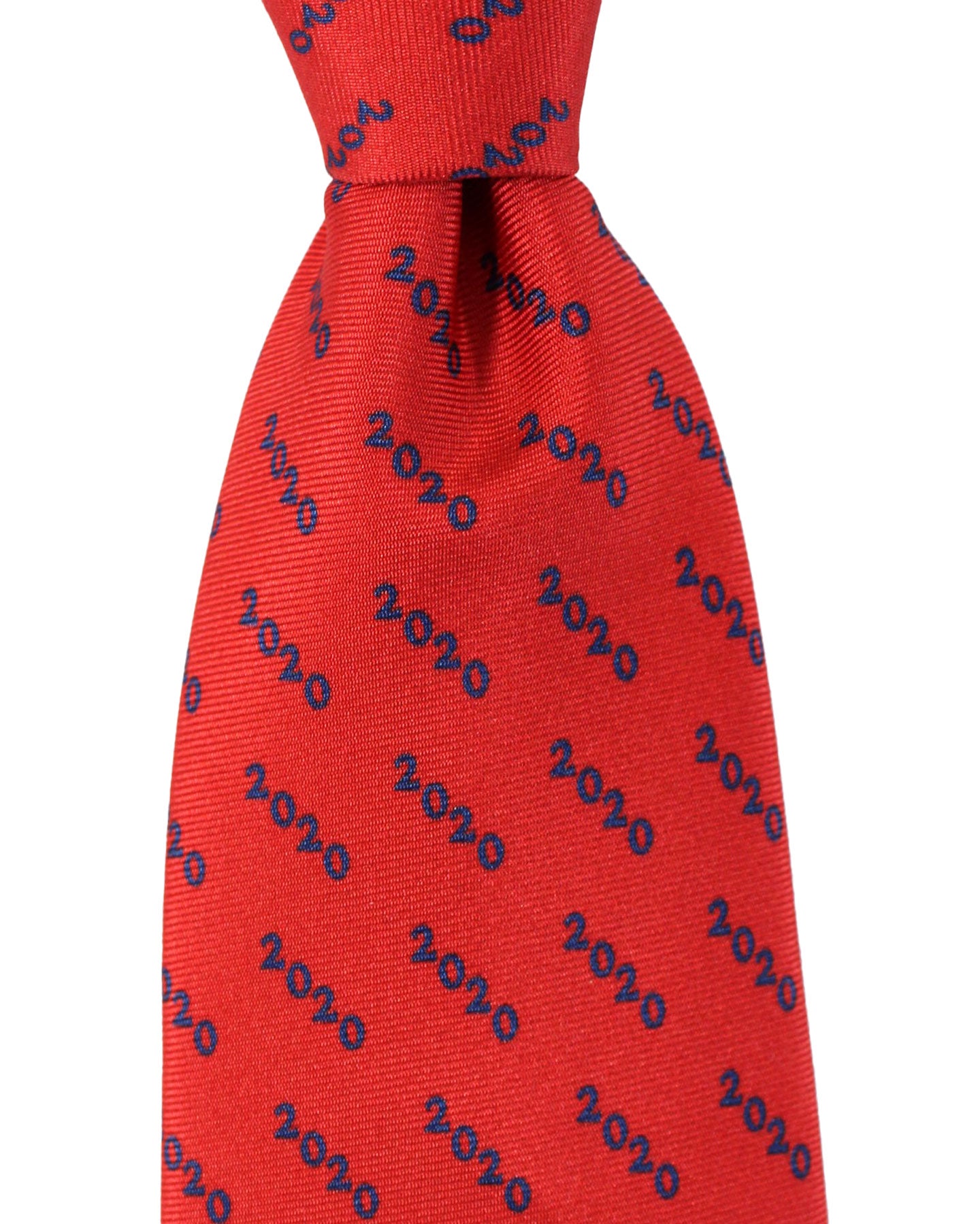 Battistoni Silk Tie Dark Red 2020