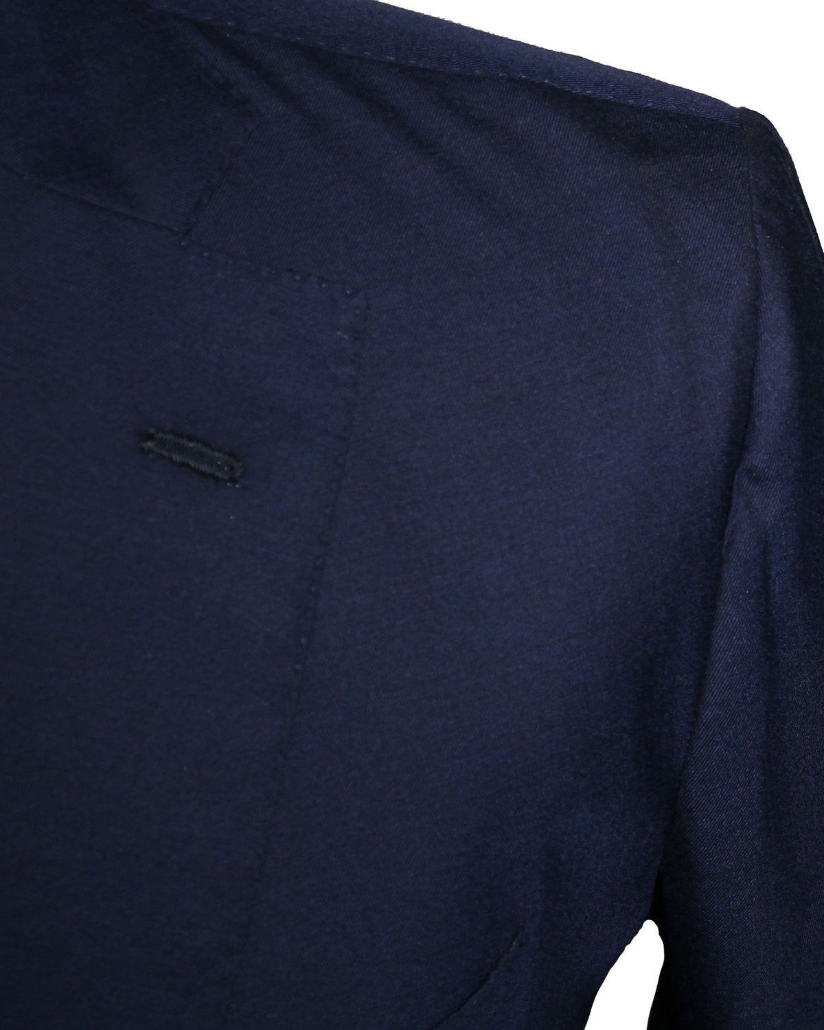 Luigi Borrelli Sport Coat Navy - Unlined - Wool Silk EU 50/ US 40