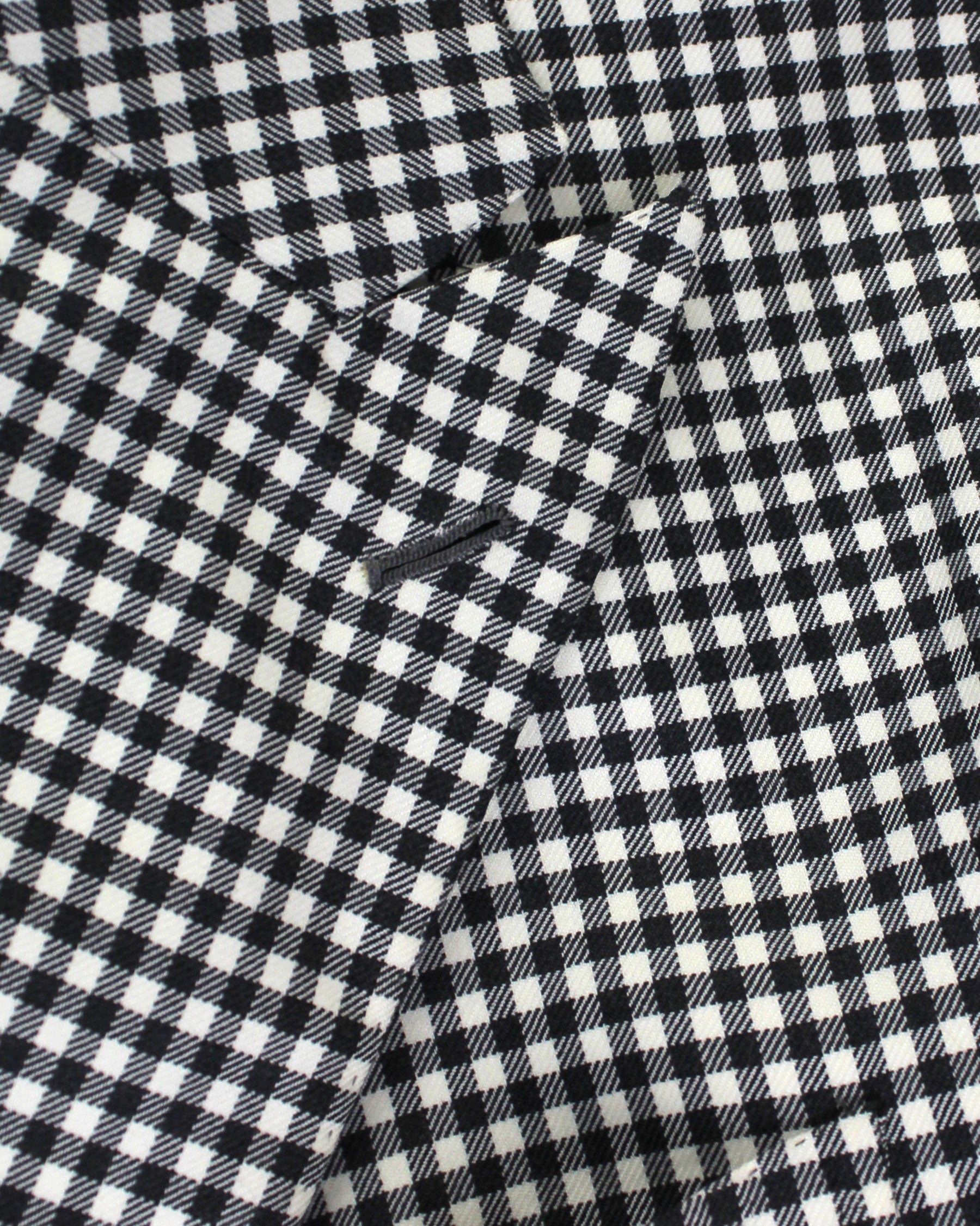 Borrelli Sport Coat White Black Check