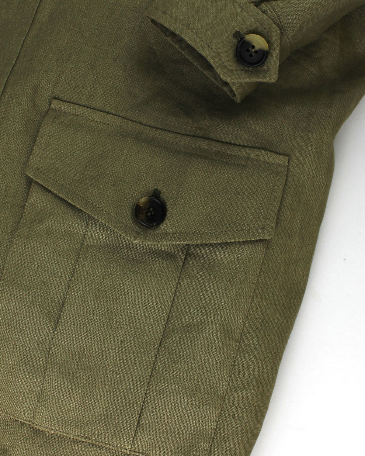 Luigi Borrelli Coat Forest Green