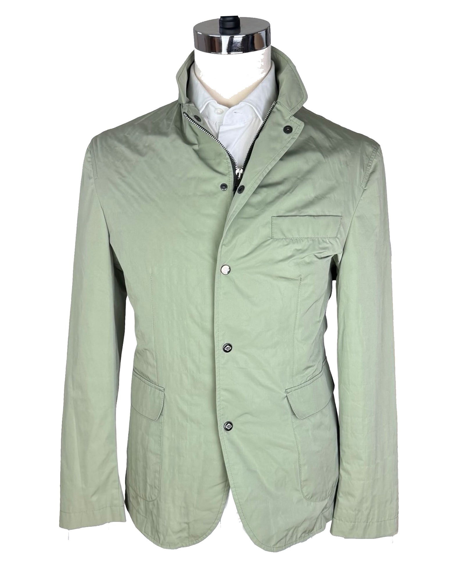 Luigi Borrelli Rain Coat Light Green 