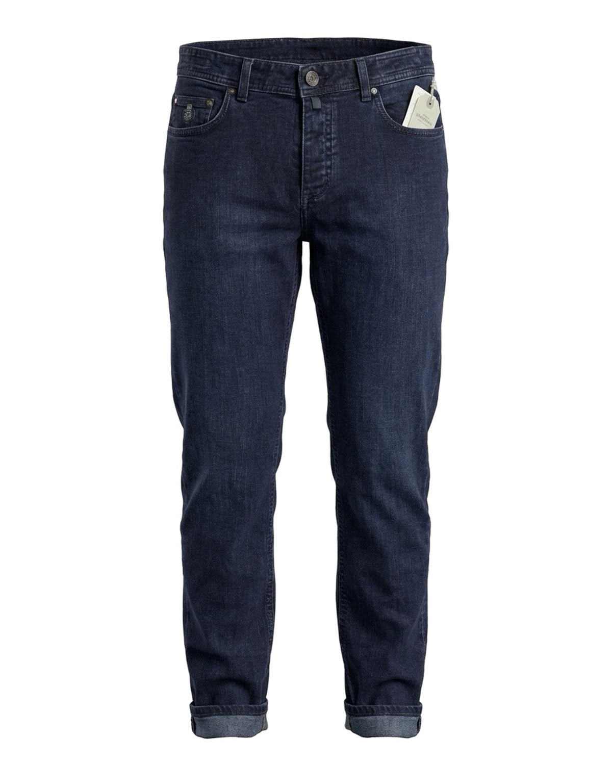 Luigi Borrelli Jeans Dark Denim Blue 34 Extra Slim Fit