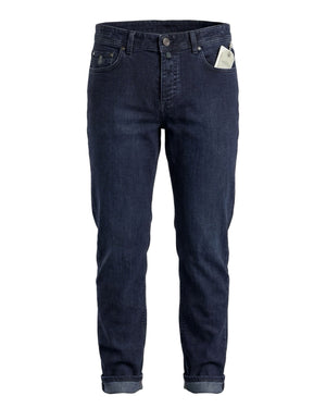 Luigi Borrelli Jeans Dark Denim Blue 34 Extra Slim Fit