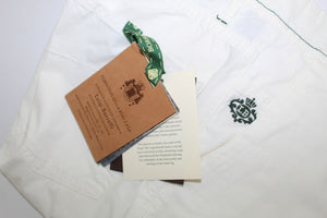 Luigi Borrelli Pants White 5 Pocket 33 Slim Fit