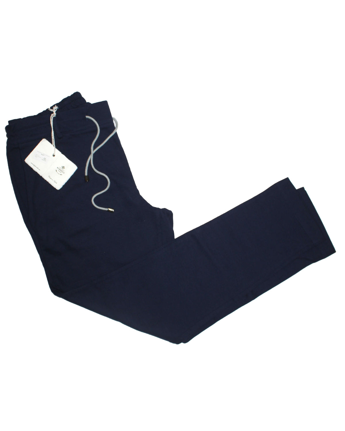 Luigi Borrelli Jogger Pants Navy Jersey