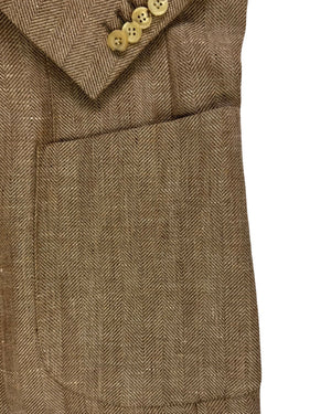 Luigi Borrelli Sport Coat EU 48/ US 38 Wool Linen