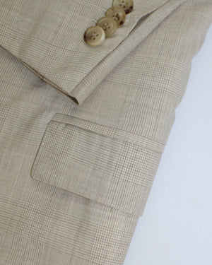 Luigi Borrelli Suit Beige Plaid  ew
