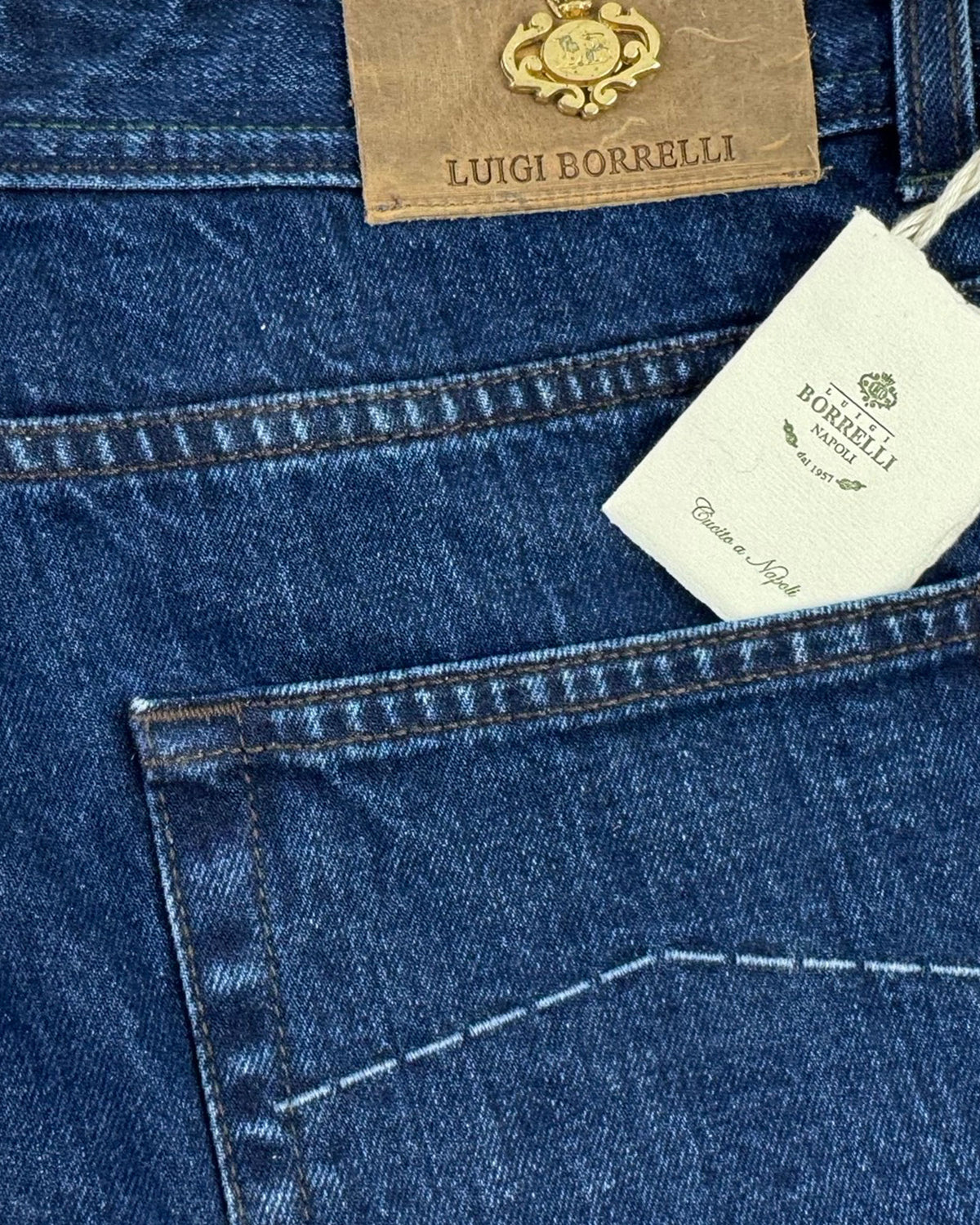 Luigi Borrelli Jeans Dark Denim Blue 31 Royal Collection